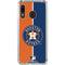 MLB Houston Astros Split Galaxy A30 Clear Case