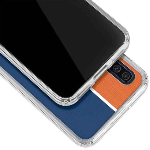 MLB Houston Astros Split Galaxy A50 Clear Case