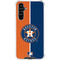 MLB Houston Astros Split Galaxy A54 5G Clear Case