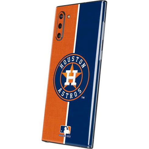 MLB Houston Astros Split Galaxy Note 10 Skin