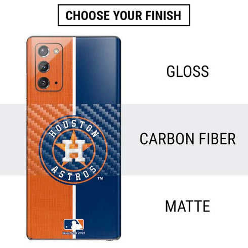 MLB Houston Astros Split Galaxy Note20 5G Skin