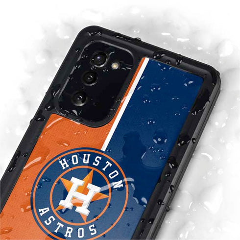 MLB Houston Astros Split Galaxy Note20 5G Waterproof Case
