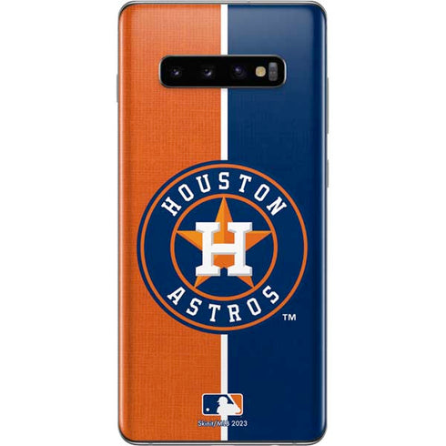 MLB Houston Astros Split Galaxy S10 Plus Skin
