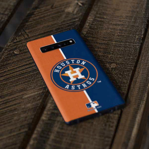 MLB Houston Astros Split Galaxy S10 Plus Skin