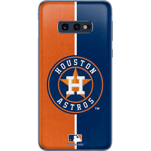 MLB Houston Astros Split Galaxy S10e Skin