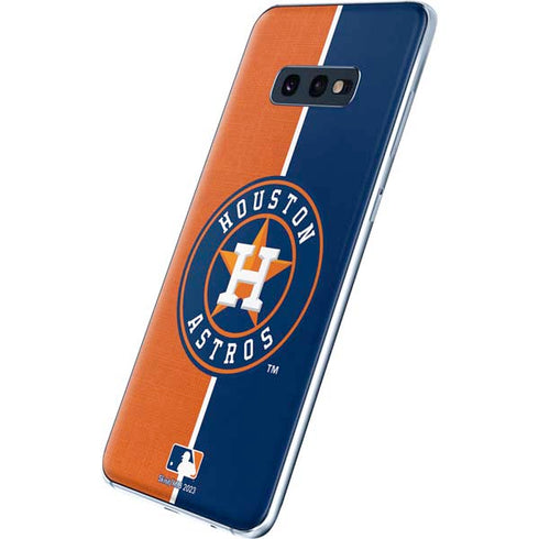 MLB Houston Astros Split Galaxy S10e Skin