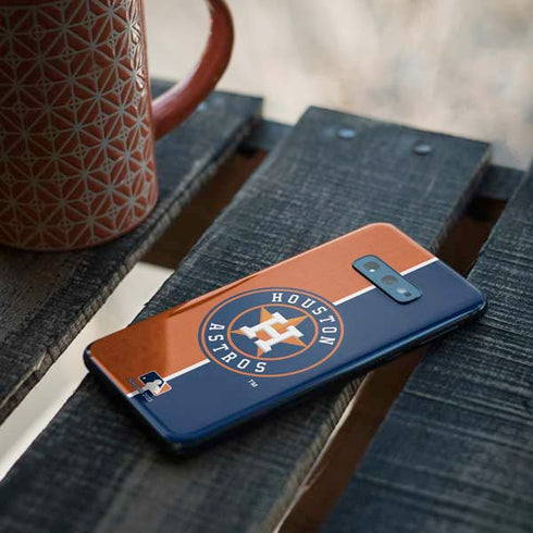 MLB Houston Astros Split Galaxy S10e Skin
