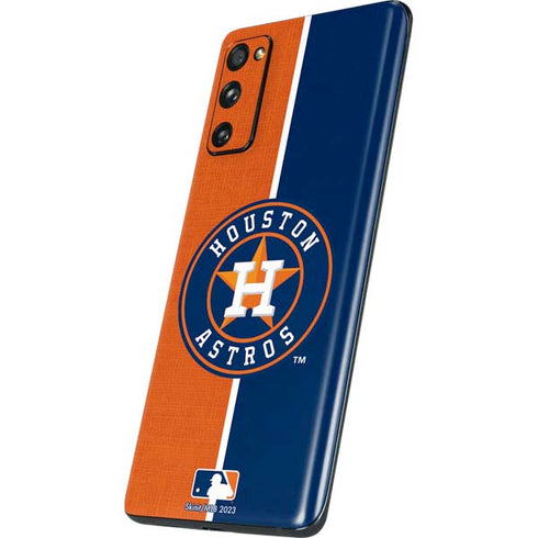 MLB Houston Astros Split Galaxy S20 Fan Edition Skin