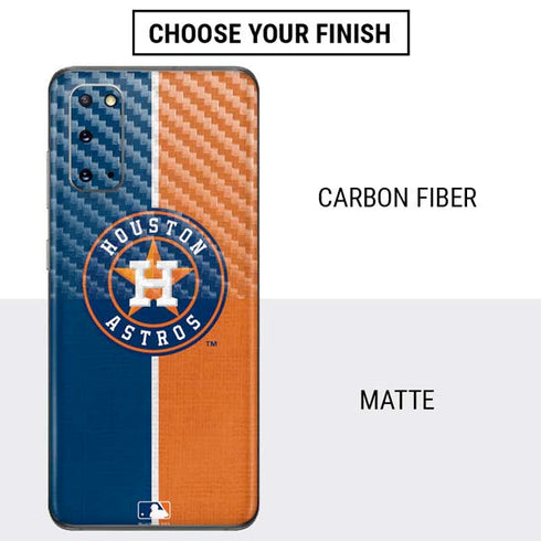 MLB Houston Astros Split Galaxy S20 Skin