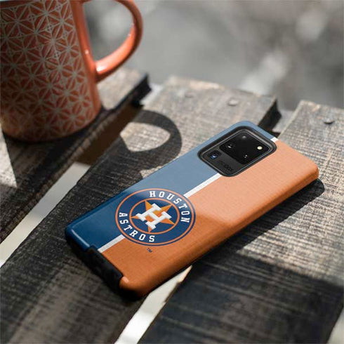 MLB Houston Astros Split Galaxy S20 Ultra 5G Pro Case