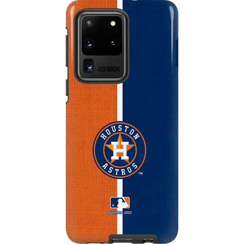 MLB Houston Astros Split Galaxy S20 Ultra 5G Pro Case