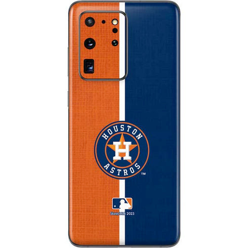 MLB Houston Astros Split Galaxy S20 Ultra 5G Skin