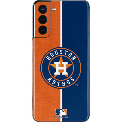 MLB Houston Astros Split Galaxy S21 5G Skin