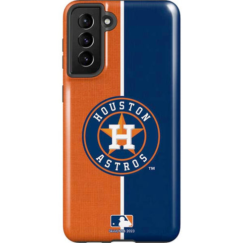 MLB Houston Astros Split Galaxy S21 Plus 5G Pro Case