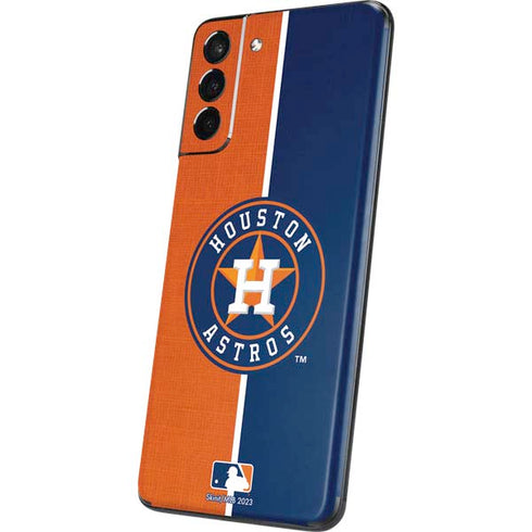 MLB Houston Astros Split Galaxy S21 Plus 5G Skin