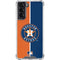 MLB Houston Astros Split Galaxy S22 Clear Case