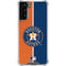 MLB Houston Astros Split Galaxy S22 Plus Clear Case