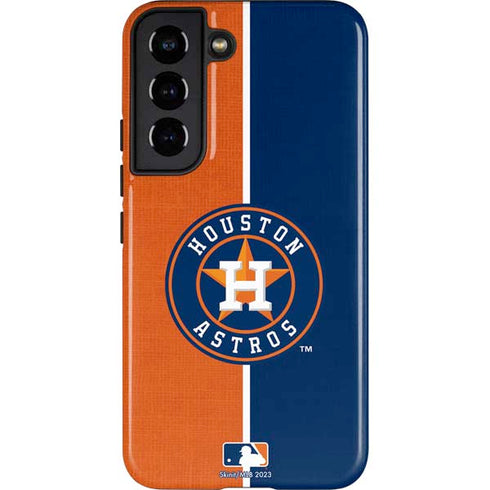 MLB Houston Astros Split Galaxy S22 Pro Case