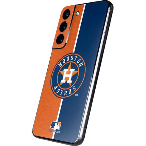 MLB Houston Astros Split Galaxy S22 Skin