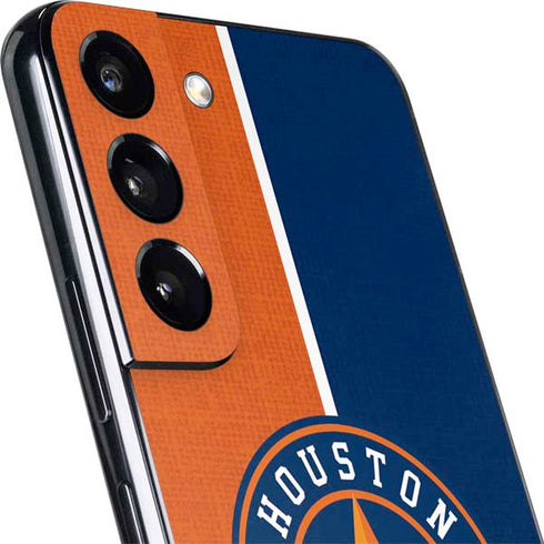 MLB Houston Astros Split Galaxy S22 Skin