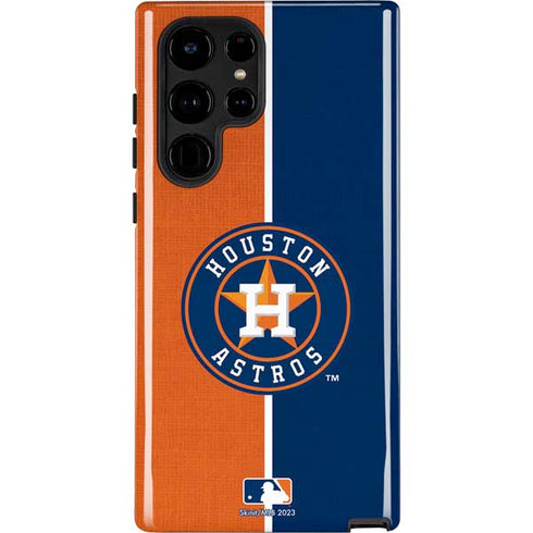MLB Houston Astros Split Galaxy S22 Ultra Pro Case