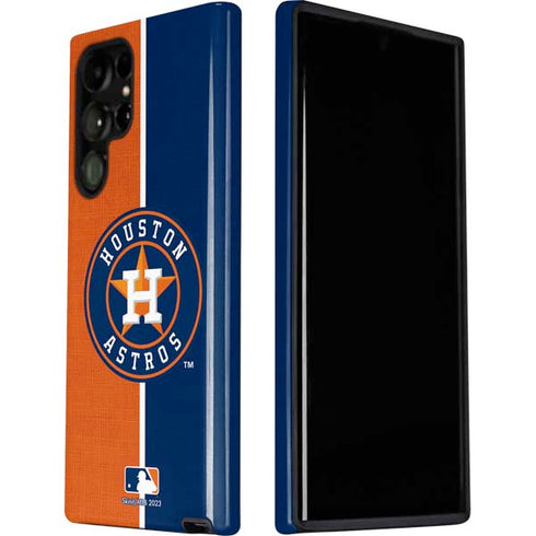 MLB Houston Astros Split Galaxy S22 Ultra Pro Case