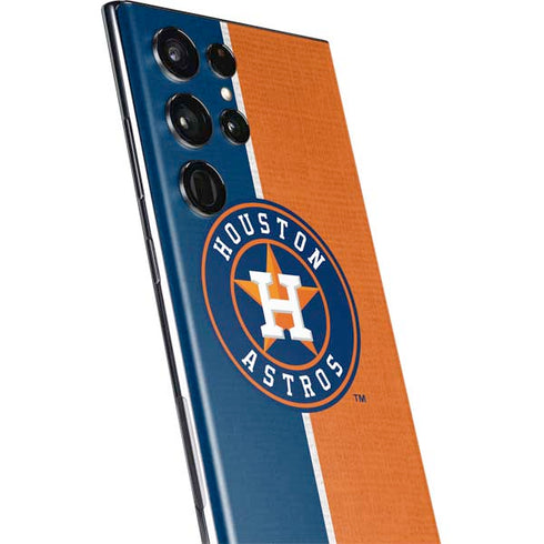 MLB Houston Astros Split Galaxy S22 Ultra Skin