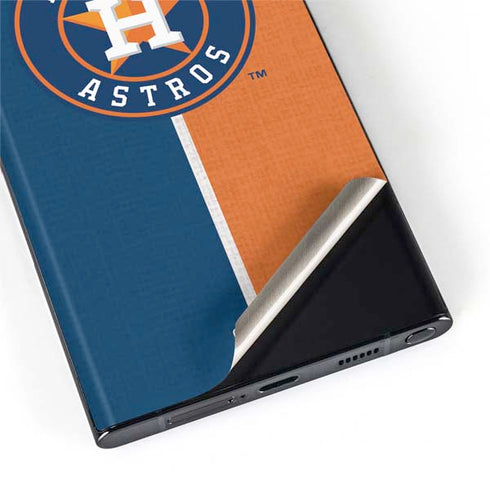 MLB Houston Astros Split Galaxy S22 Ultra Skin