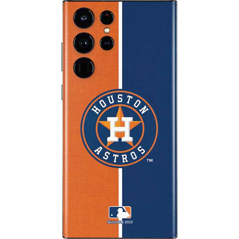 MLB Houston Astros Split Galaxy S22 Ultra Skin