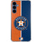 MLB Houston Astros Split Galaxy S24 Clear Case
