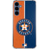 MLB Houston Astros Split Galaxy S24 Clear Case