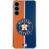 MLB Houston Astros Split Galaxy S24 Plus Clear Case