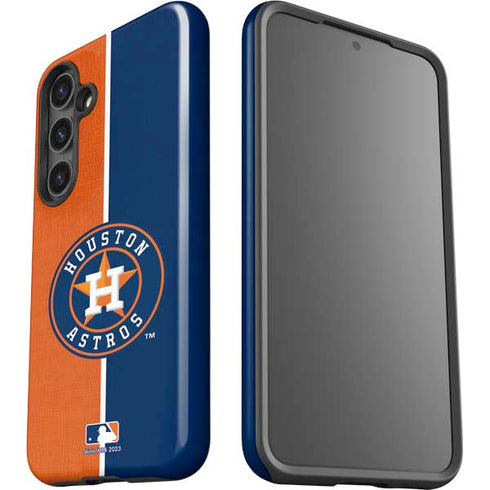 MLB Houston Astros Split Galaxy S24 Plus Impact Case
