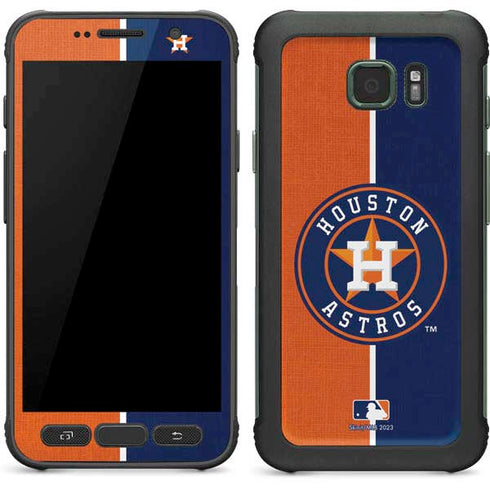 MLB Houston Astros Split Galaxy S7 Active Skin