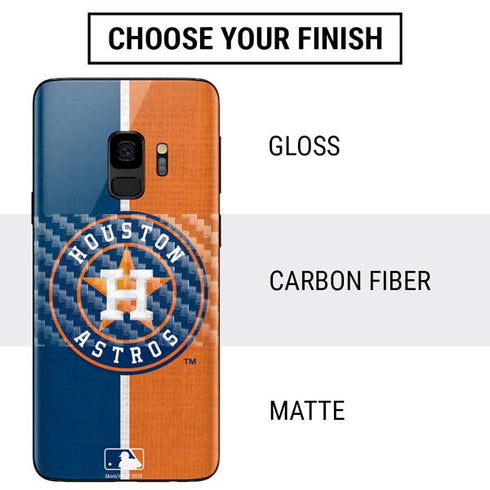 MLB Houston Astros Split Galaxy S9 Skin