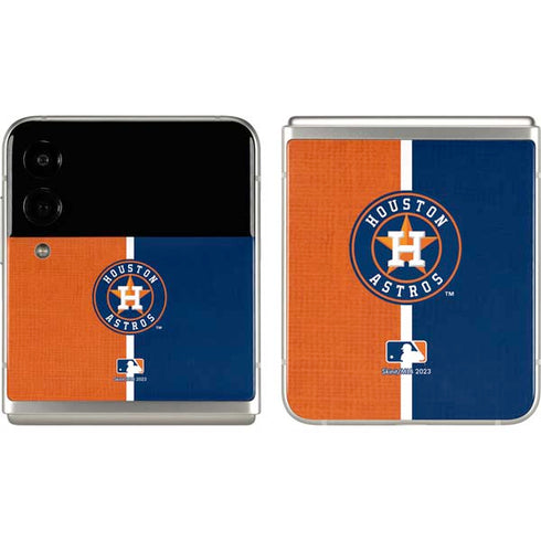 MLB Houston Astros Split Galaxy Z Flip3 5G Skin