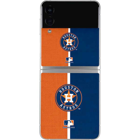 MLB Houston Astros Split Galaxy Z Flip3 5G Skin