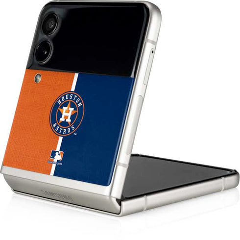 MLB Houston Astros Split Galaxy Z Flip4 5G Skin
