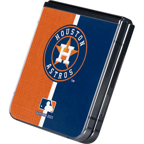 MLB Houston Astros Split Galaxy Z Flip5 5G Skin