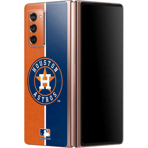 MLB Houston Astros Split Galaxy Z Fold2 5G Skin
