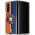 MLB Houston Astros Split Galaxy Z Fold4 5G Clear Case