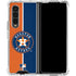 MLB Houston Astros Split Galaxy Z Fold4 5G Clear Case