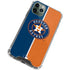 MLB Houston Astros Split iPhone 11 Pro Max Clear Case