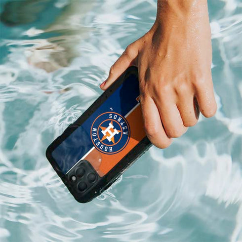 MLB Houston Astros Split iPhone 11 Pro Max Waterproof Case