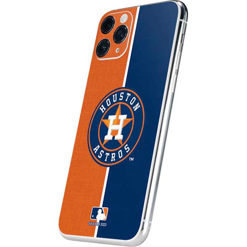 MLB Houston Astros Split iPhone 11 Pro Skin