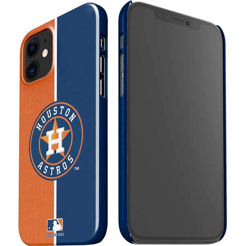 MLB Houston Astros Split iPhone 12 Mini Lite Case
