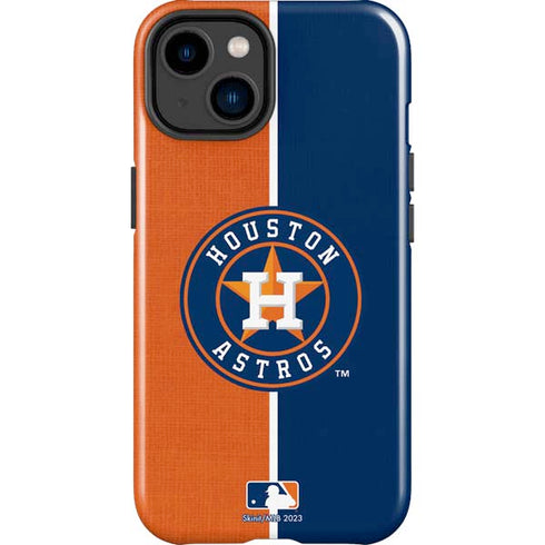MLB Houston Astros Split iPhone 15 Plus Impact Case
