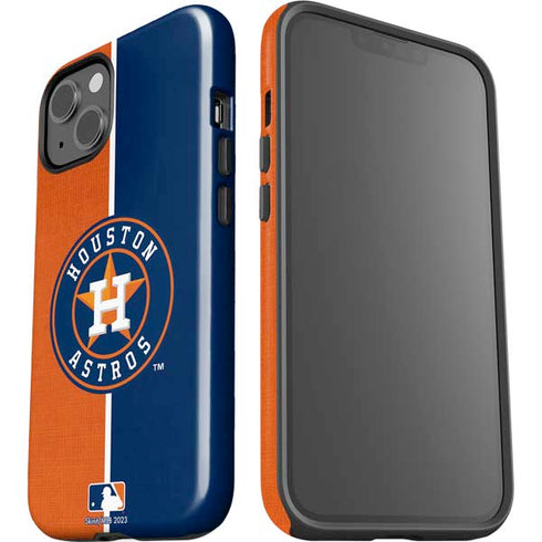 MLB Houston Astros Split iPhone 15 Plus Impact Case