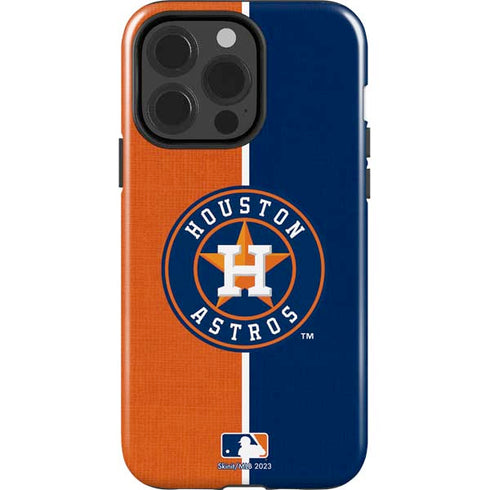 MLB Houston Astros Split iPhone 14 Pro Impact Case