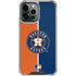 MLB Houston Astros Split iPhone 14 Pro Max Clear Case